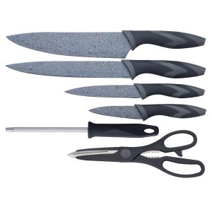Marble Knife Set 6 pcs