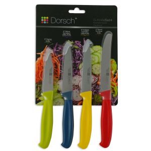 Colorful Sharp Knife Set – 4 Pieces