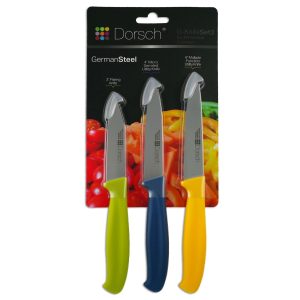 Colorful Sharp Knife Set – 3 Pieces