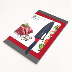 Cutting Board & Knives Set