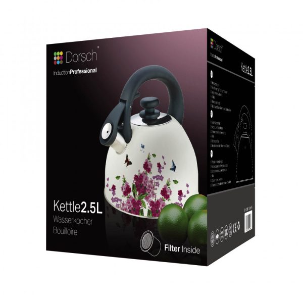 2.5 L Butterfly Tea Kettle