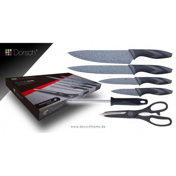 Marble Knife Set 6 pcs