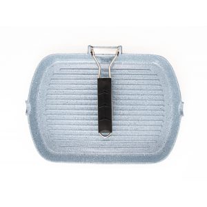 Dorsch Non-Stick Grill Pan with Foaldable Handle - 34 cm